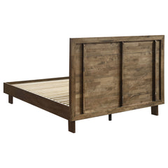 Glenwood Warm Brown Queen Panel Bed - Ornate Home