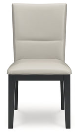 Glinari Taupe/Black Dining Chair (Set of  2) - Ornate Home