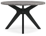 Glinari Taupe/Black Dining Table - Ornate Home