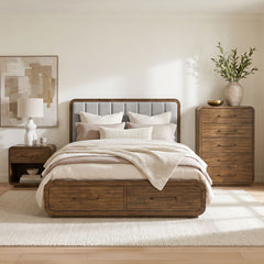 Glinda Brown 3-Piece King Storage Bedroom Set - Ornate Home