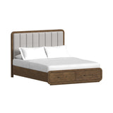 Glinda Brown 5-Piece King Storage Bedroom Set - Ornate Home