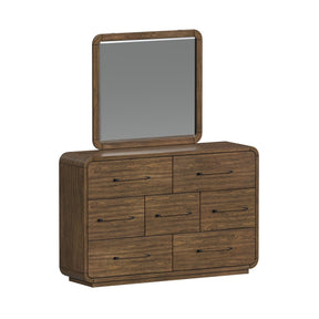Glinda Brown Dresser & Mirror Set - Ornate Home