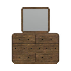 Glinda Brown Dresser & Mirror Set - Ornate Home