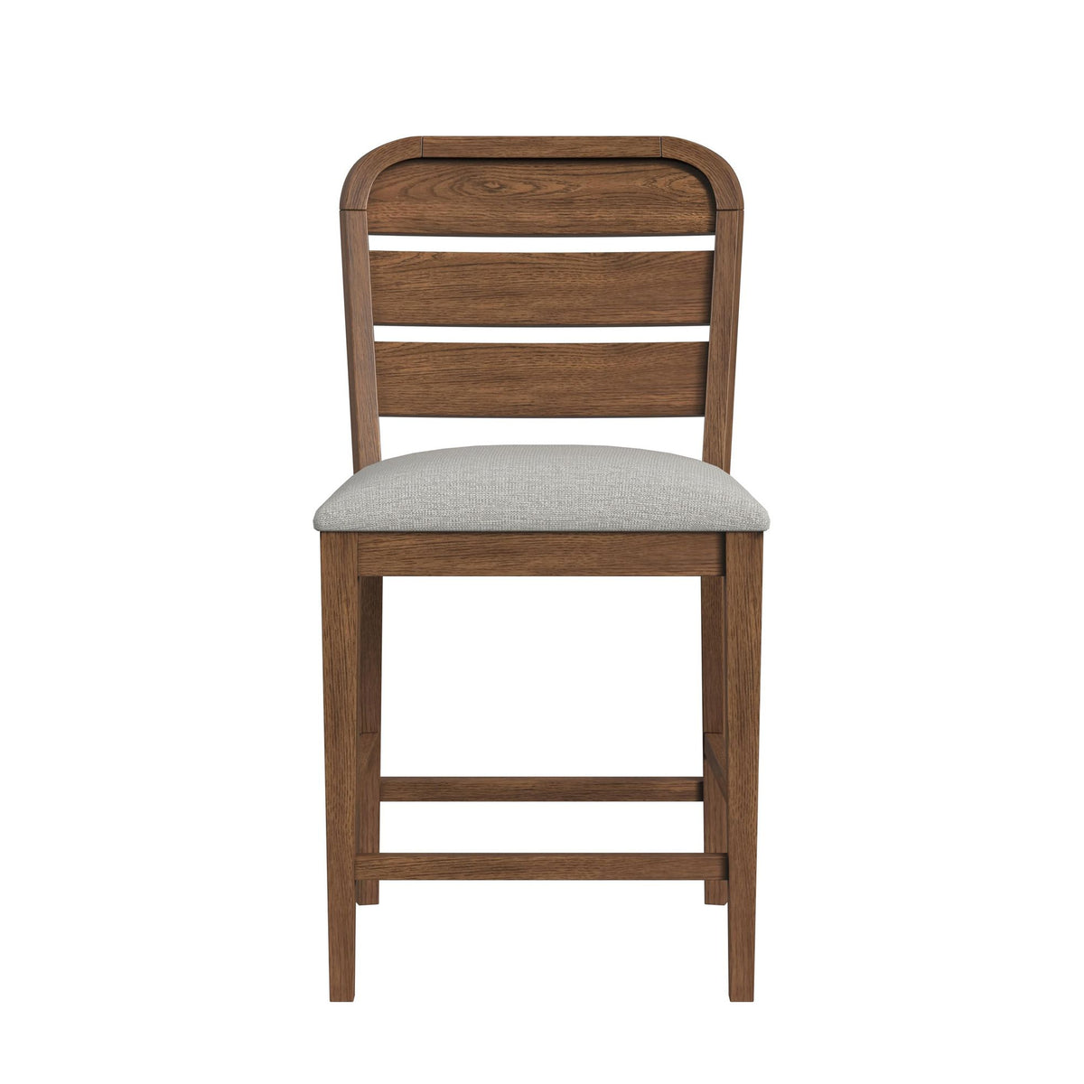 Glinda Brown/Light Grey Counter Chair (Set of 2) - Ornate Home