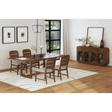 Glinda Brown/Light Grey Dining Side Chair (Set of 2) - Ornate Home