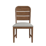 Glinda Brown/Light Grey Dining Side Chair (Set of 2) - Ornate Home