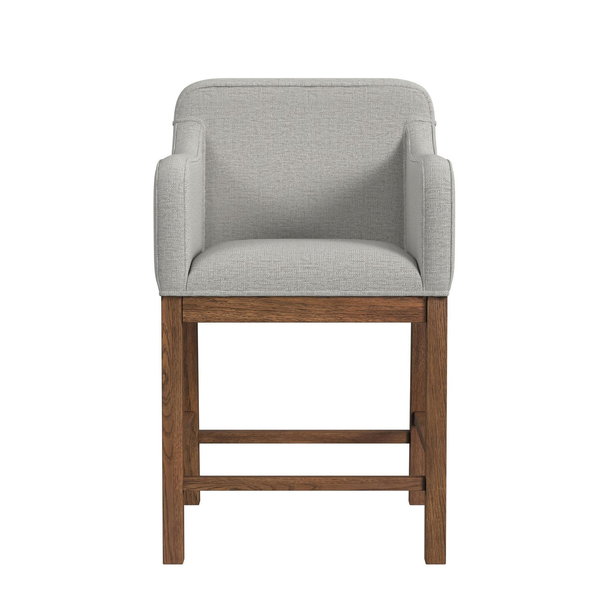 Glinda Brown/Light Grey UPH Counter Chair (Set of 2) - Ornate Home