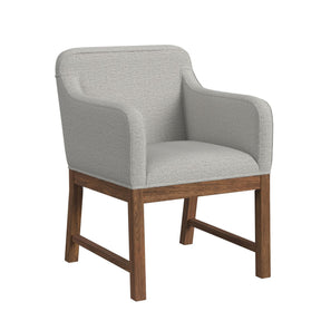 Glinda Brown/Light Grey UPH Dining Chair (Set of 2) - Ornate Home