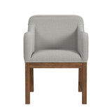 Glinda Brown/Light Grey UPH Dining Chair (Set of 2) - Ornate Home