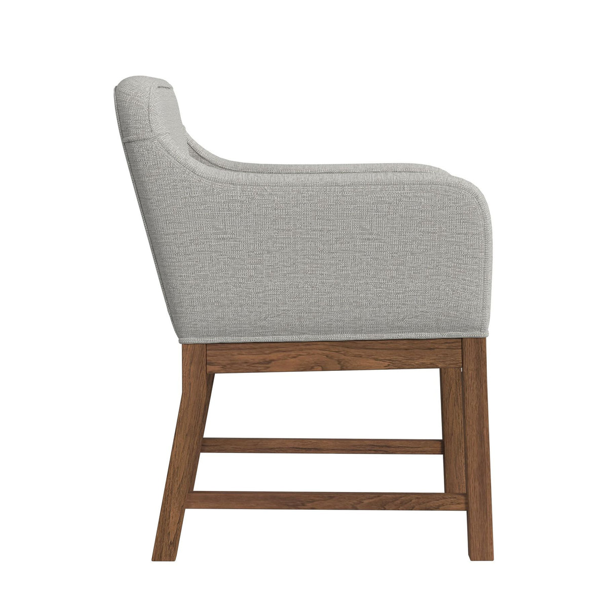Glinda Brown/Light Grey UPH Dining Chair (Set of 2) - Ornate Home