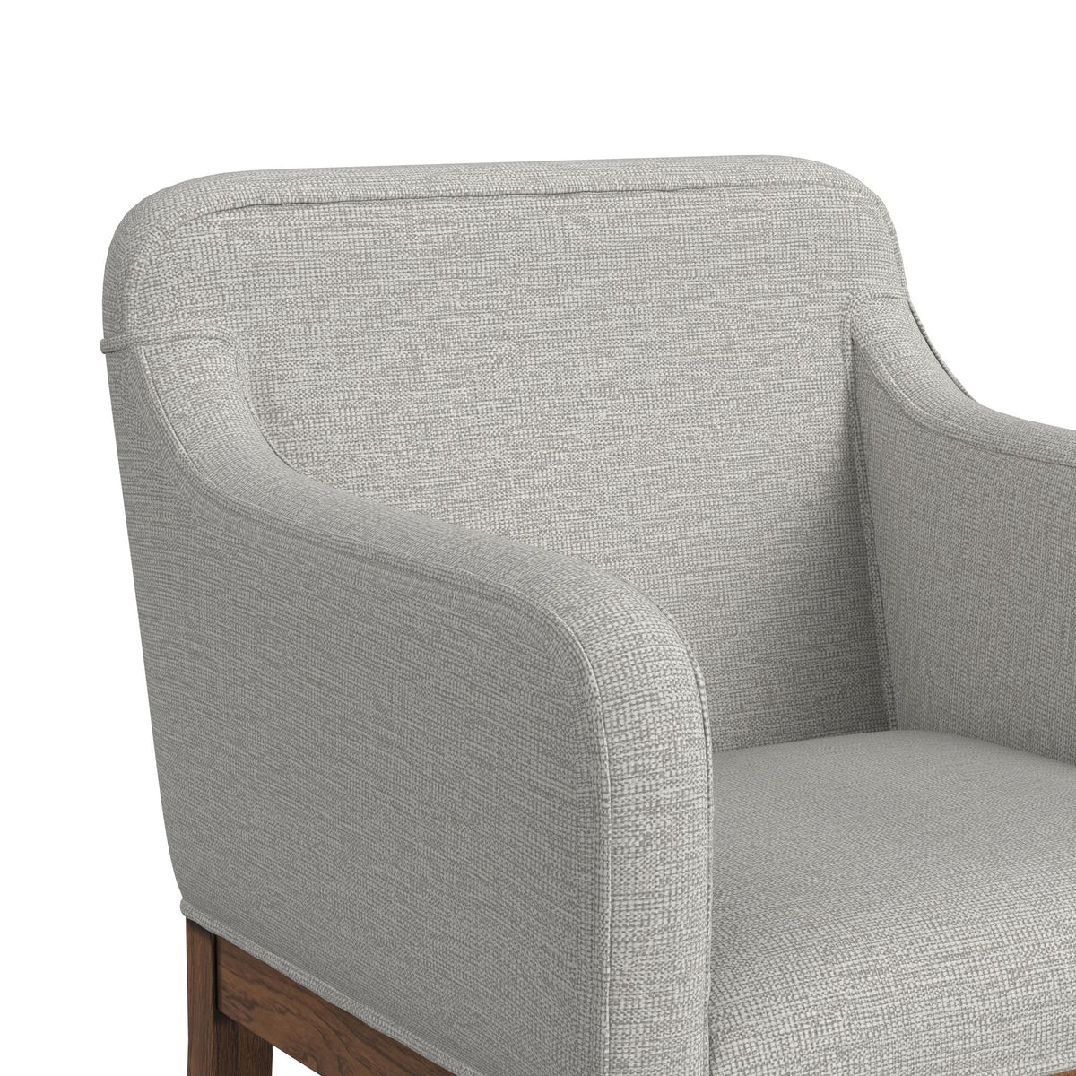 Glinda Brown/Light Grey UPH Dining Chair (Set of 2) - Ornate Home