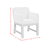 Glinda Brown/Light Grey UPH Dining Chair (Set of 2) - Ornate Home