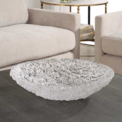 Glint White Glass Bowl - Ornate Home