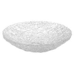 Glint White Glass Bowl - Ornate Home