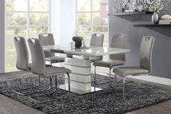 Glissand Taupe Dining Table - Ornate Home
