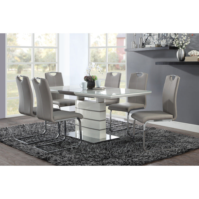 Glissand Taupe Dining Table - Ornate Home