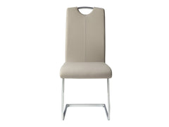 Glissand Taupe Side Chair (Set of 2) - Ornate Home