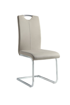 Glissand Taupe Side Chair (Set of 2) - Ornate Home
