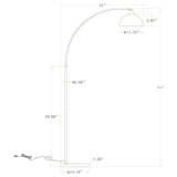 Gloria Gold Floor Lamp - Ornate Home