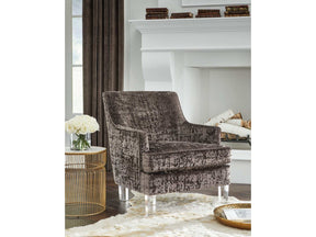 Gloriann Charcoal Accent Chair (Online Special Price) - Ornate Home