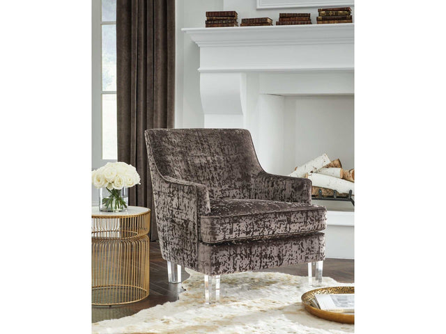 Gloriann Charcoal Accent Chair (Online Special Price) - Ornate Home