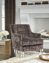 Gloriann Charcoal Accent Chair (Online Special Price) - Ornate Home
