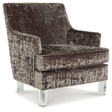Gloriann Charcoal Accent Chair - Ornate Home