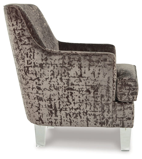 Gloriann Charcoal Accent Chair - Ornate Home