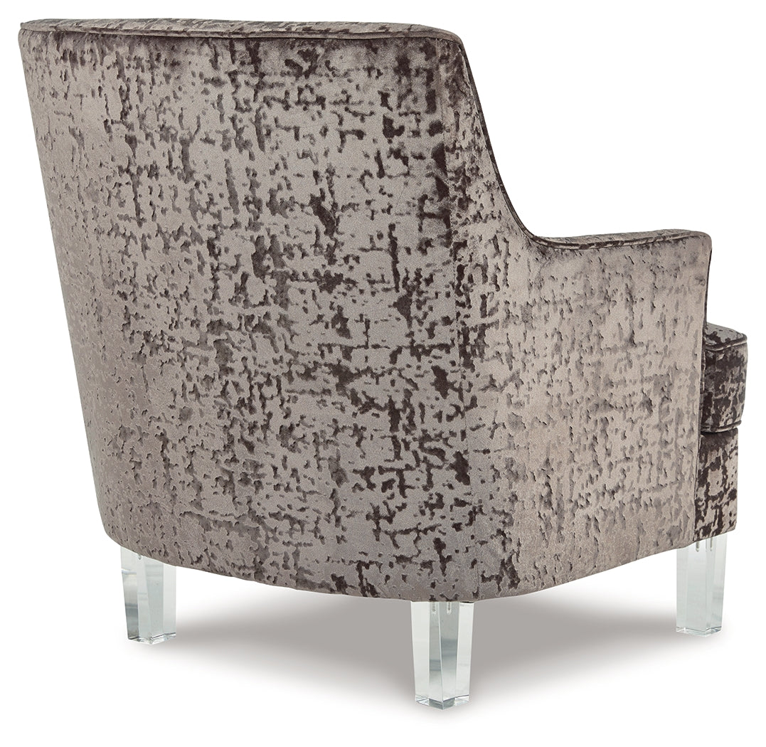 Gloriann Charcoal Accent Chair - Ornate Home