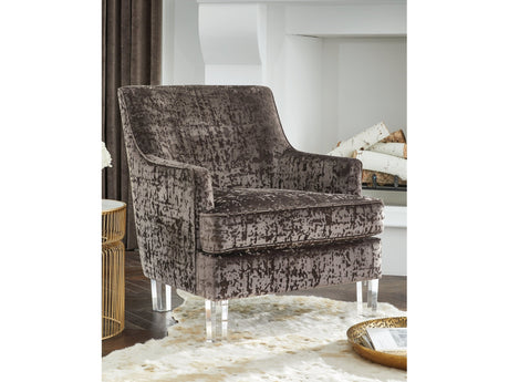 Gloriann Charcoal Accent Chair - Ornate Home