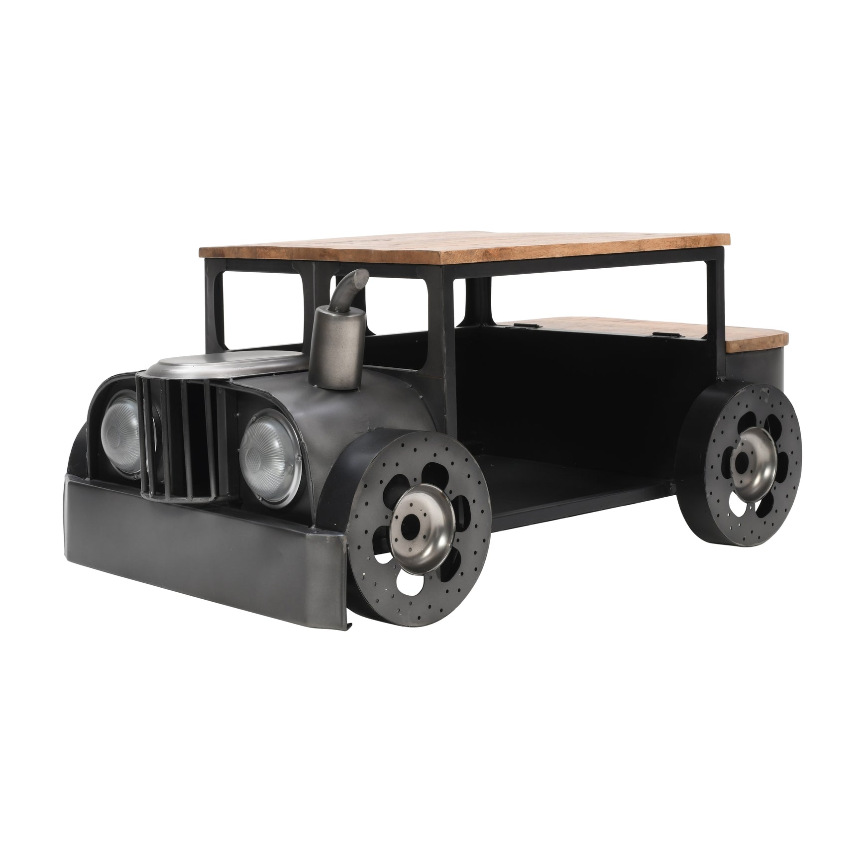 Glory Days Brown/Gray Vintage Car Coffee Table - Ornate Home