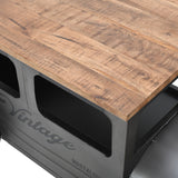 Glory Days Brown/Gray Vintage Car Coffee Table - Ornate Home