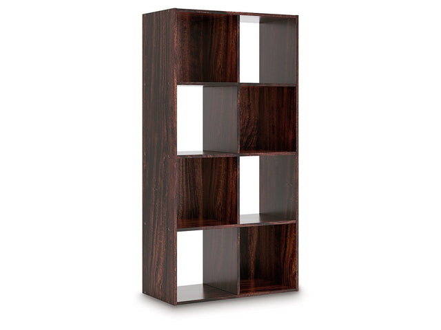 Glosmount Cherry/Light Brown Eight Cube Organizer (Online Special Price) - Ornate Home