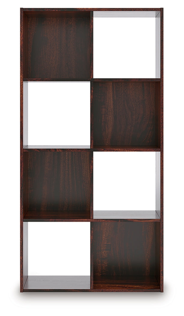 Glosmount Cherry/Light Brown Eight Cube Organizer (Online Special Price) - Ornate Home