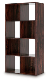 Glosmount Cherry/Light Brown Eight Cube Organizer (Online Special Price) - Ornate Home
