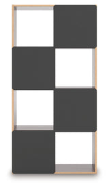 Glosmount Cherry/Light Brown Eight Cube Organizer - Ornate Home