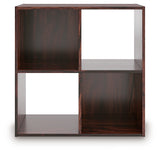 Glosmount Cherry/Light Brown Four Cube Organizer (Online Special Price) - Ornate Home