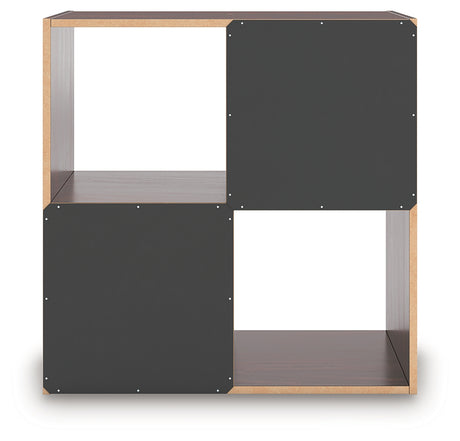 Glosmount Cherry/Light Brown Four Cube Organizer - Ornate Home