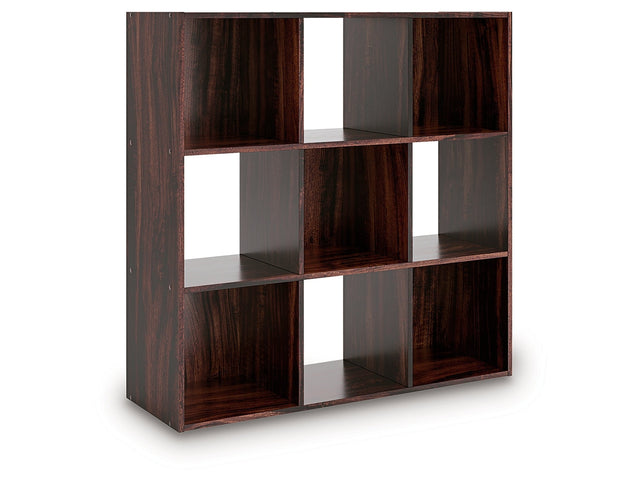 Glosmount Cherry/Light Brown Nine Cube Organizer (Online Special Price) - Ornate Home