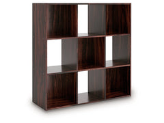 Glosmount Cherry/Light Brown Nine Cube Organizer - Ornate Home