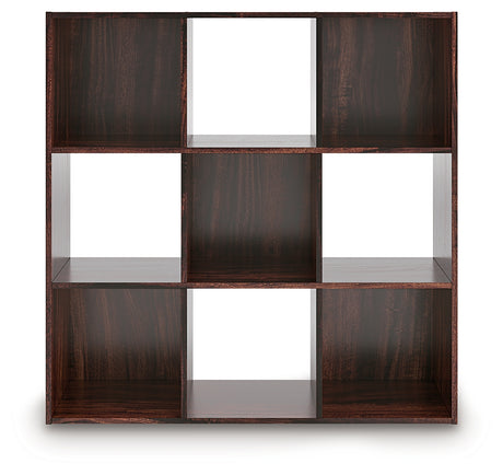 Glosmount Cherry/Light Brown Nine Cube Organizer - Ornate Home