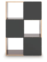 Glosmount Cherry/Light Brown Six Cube Organizer (Online Special Price) - Ornate Home