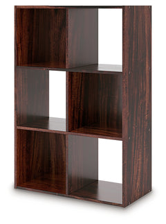 Glosmount Cherry/Light Brown Six Cube Organizer - Ornate Home