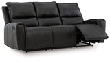 Glossmore Black Reclining Sofa (Online Special Price) - Ornate Home