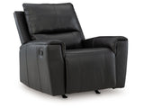 Glossmore Black Rocker Recliner - Ornate Home