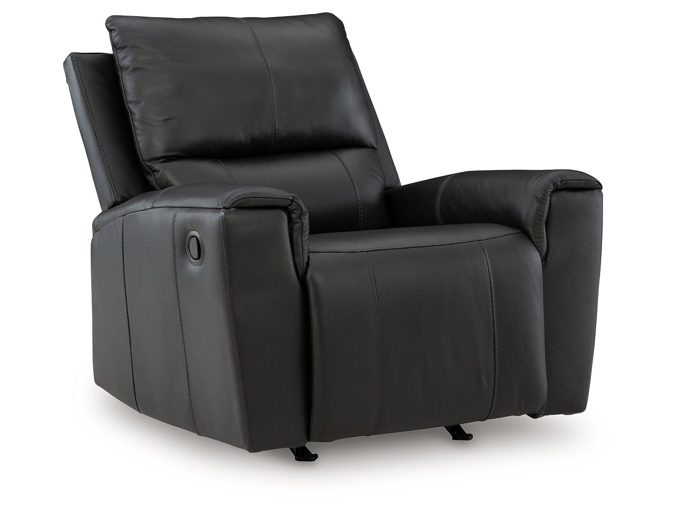Glossmore Black Rocker Recliner - Ornate Home