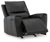 Glossmore Black Rocker Recliner - Ornate Home