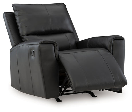 Glossmore Black Rocker Recliner - Ornate Home