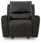 Glossmore Black Rocker Recliner - Ornate Home