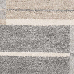 Glouster Taupe&Gray Lined Area Rug - Ornate Home